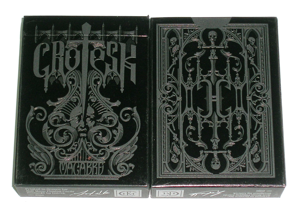 銀 Grotesk Macabre BLACK MASS Edition 銀 撲克牌