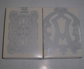 美國原裝進口 White Baroque Deck 白色巴洛克撲克牌