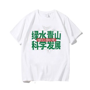 明日方舟终末地动漫周边武陵城绿水青山科学发展二次元印花T恤夏