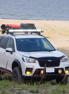 JAOS 斯巴鲁森林人SK前杠前护杠保险杠 挡泥皮排气管排气