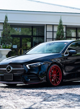 日本製 Rowen A Class AMG 改装小包围 前唇 前铲 侧裙 尾翼