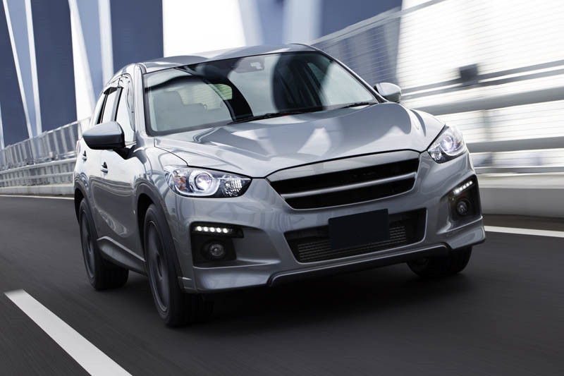 Autoexe CX-5 马自达 cx5 KE-04 大包围保险杠 前杠 中出排气尾翼