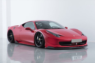 458 后唇尾翼 AIMGAIN 法拉利 前唇 侧裙 改装 Ferrari 碳纤维包围