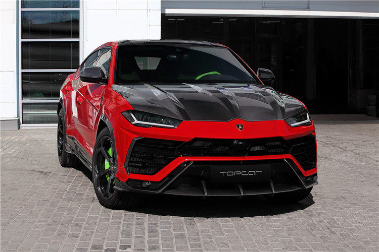 兰博基尼 suv urus 改装 topcar 碳纤维包围套件 前后唇 尾翼轮眉