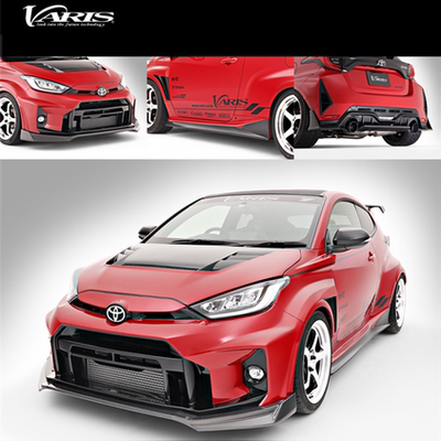 Varis GR YARIS 雅力士宽体包围改装前后杠侧裙轮眉叶子板尾翼