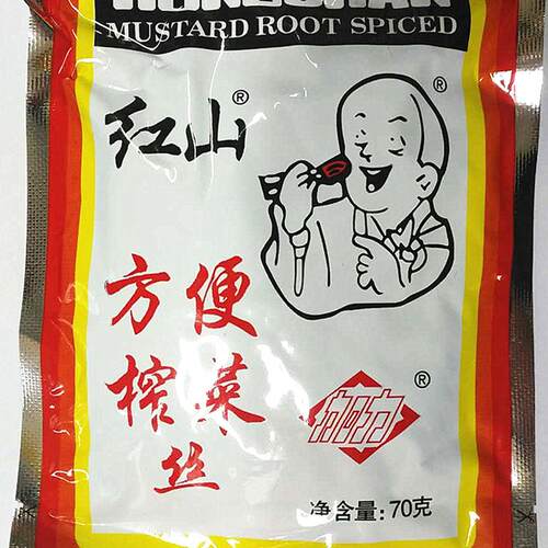包邮红山方便榨菜丝泡菜咸菜70