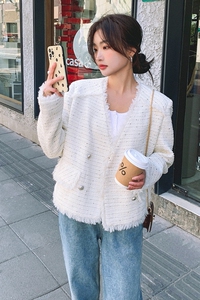 法式小香风外套女春秋2025新款小个子高级感轻熟风御姐名媛气质图片