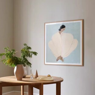 Sofia Lind 小众艺术风格装饰画方形挂画 艺术微喷油画布画廊配画