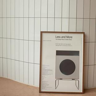 艺术微喷 Rams海报包豪斯装 饰画北欧现代风格 挂画客厅中古 Dieter