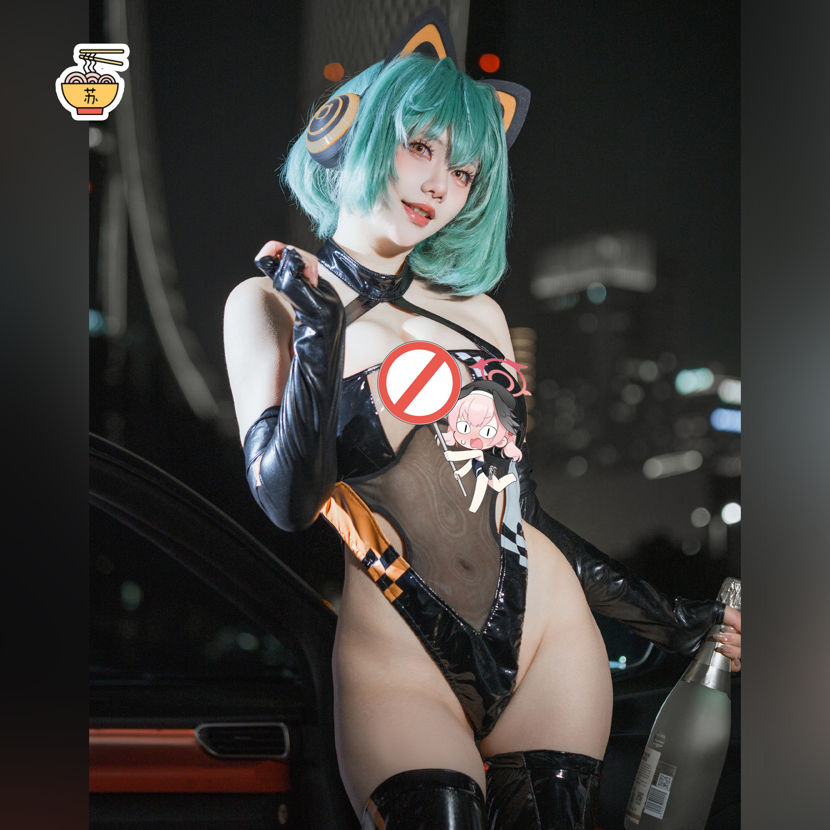 碧蓝航线纳西莫夫赛车皮衣套装