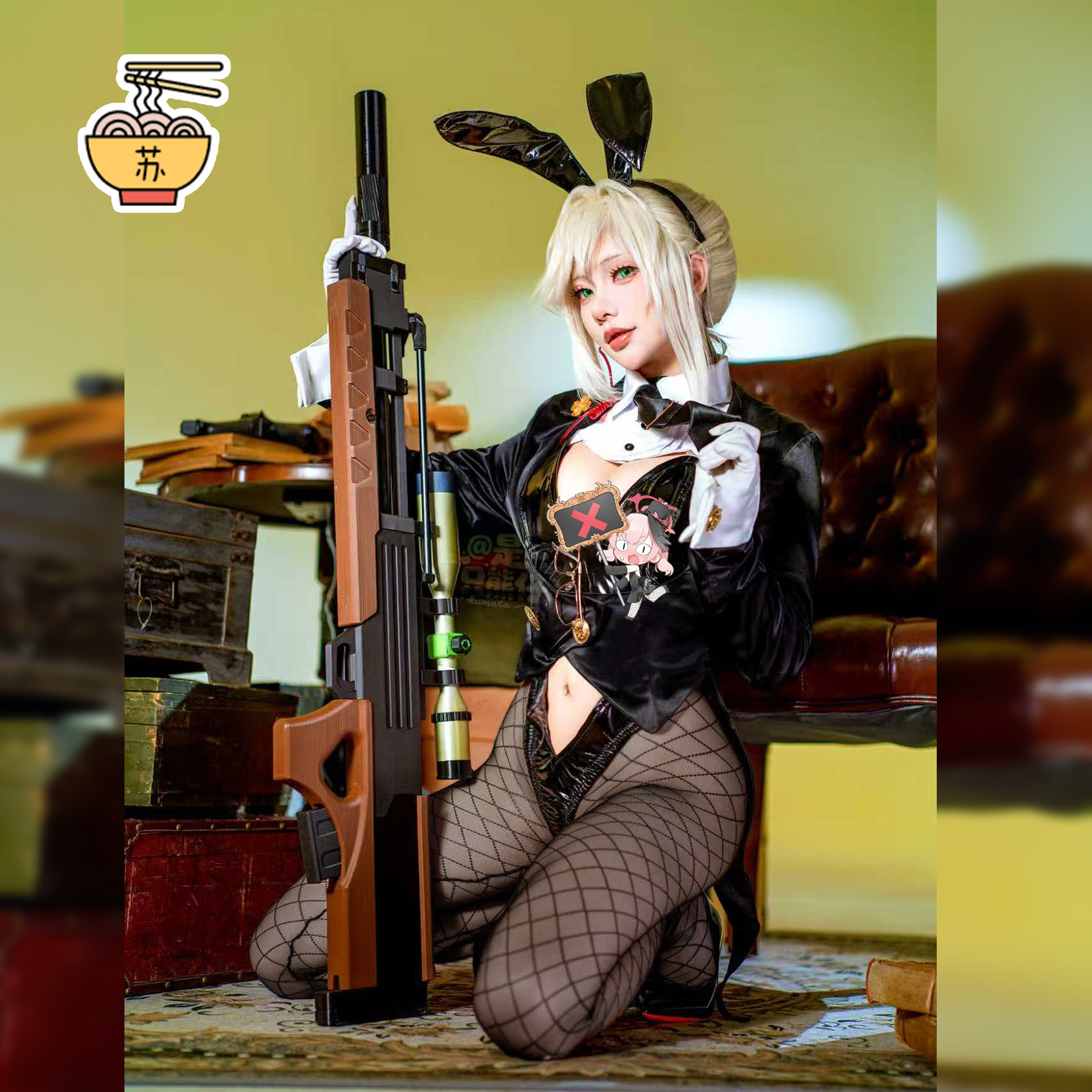 Nikke爱德米尔克兔女郎cosplay