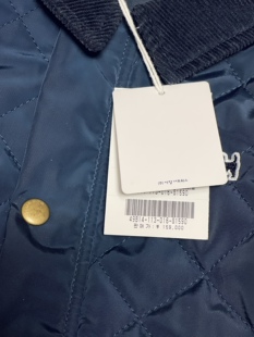 打折吊牌价800@ 蓝GOU尾 春秋款韩版男女款儿童外套童装棉袄棉服