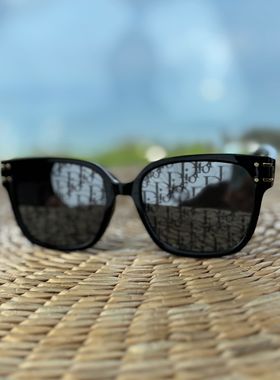 新款时尚印花字母百搭款女士太阳墨镜眼镜4475