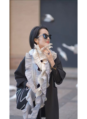 2024新款女士围巾镶钻围脖欧美风格围巾652（长度：2.2米-2.4M）