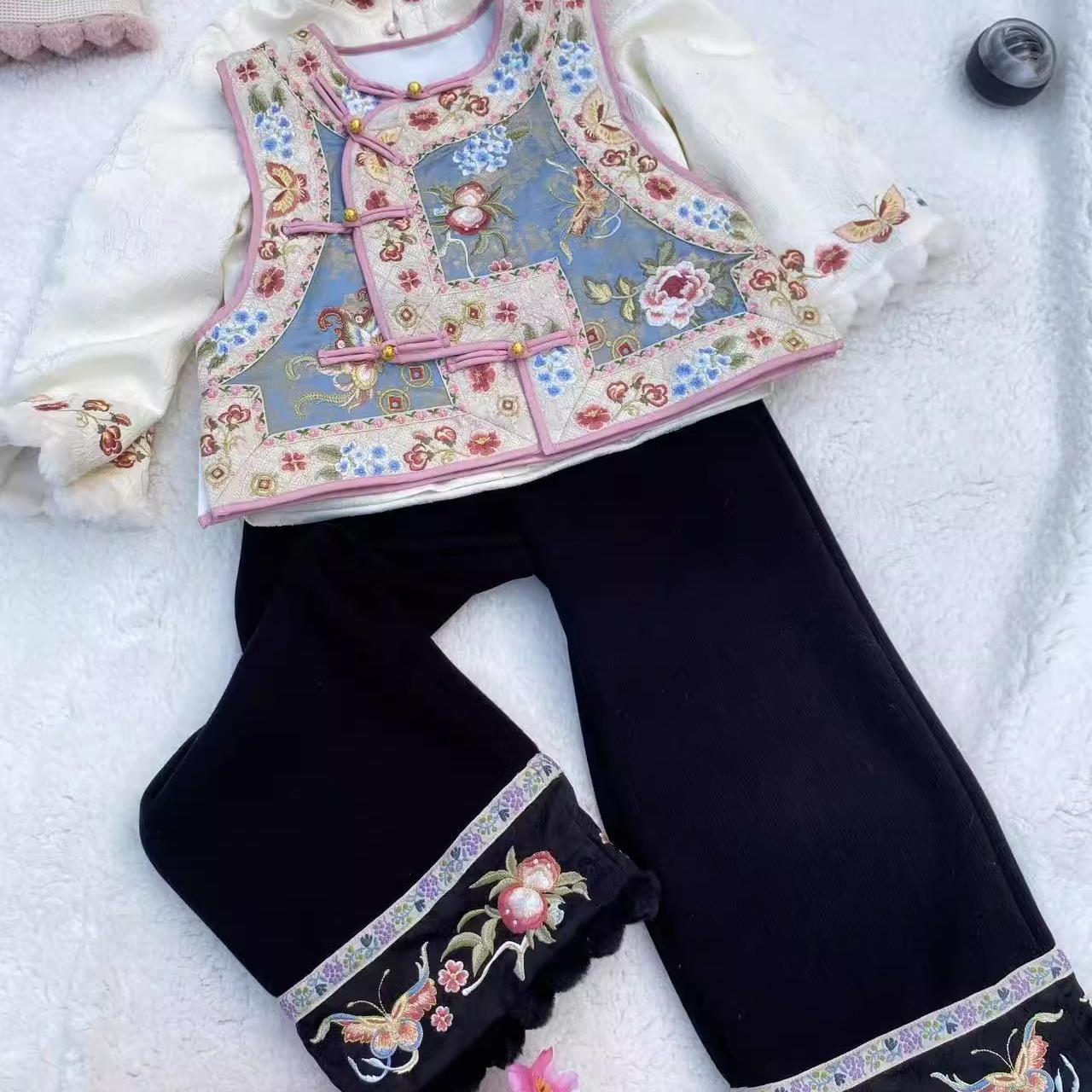 茉胭汉服加绒亲肤仿古
