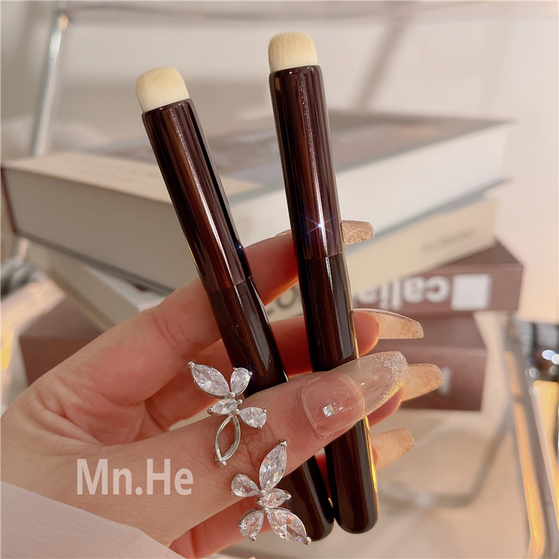 圆头唇刷Happyrim博主推荐口红晕染刷遮瑕刷便携唇部多功能化妆刷