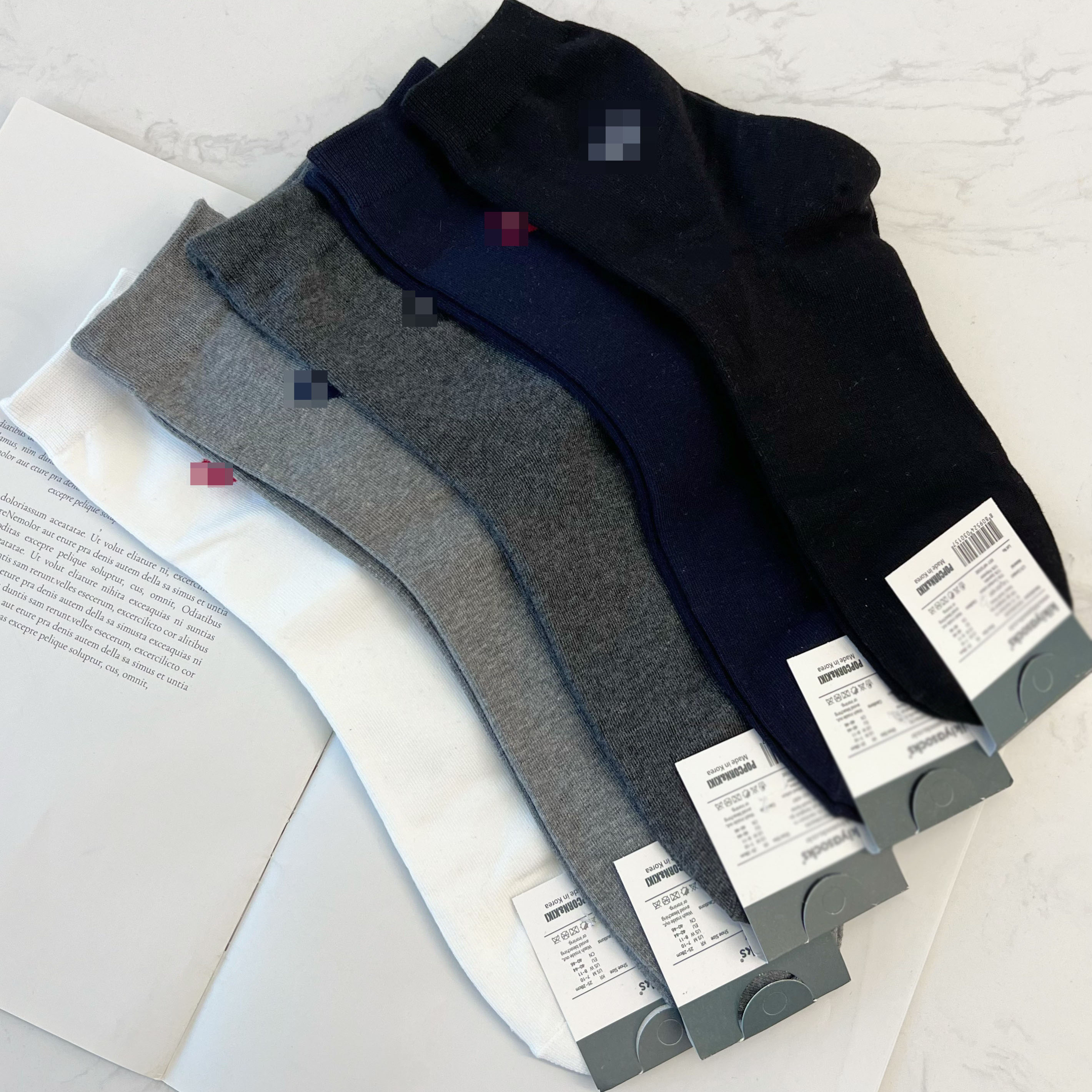 运动风四季经典百搭棉袜中筒棉袜