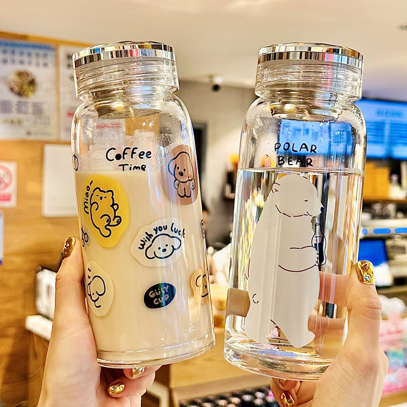 高颜值泡茶杯高硼硅玻璃耐高温