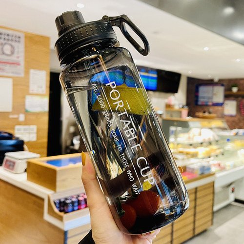 大容量1000ml运动水杯塑料杯子