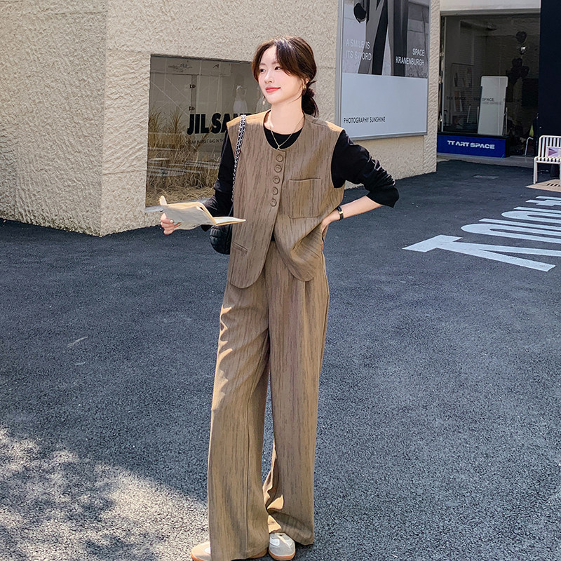 现货扎染印花时尚马甲三件套177-6635-P185K248,女装套装/套裙,2C153