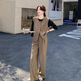 现货扎染印花时尚马甲三件套177-6635-P185K248，女装套装/套裙，2C153
