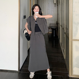 ！夏季工装时尚休闲运动套装两件套6621-P145K208，女装套装/套裙，2C153