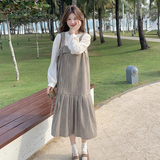 背带裙两件套2C153-3362-P155K228，女装连衣裙，2C153