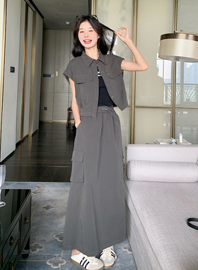 爆款现货！夏季工装时尚休闲运动套装两件套6621-P145K208