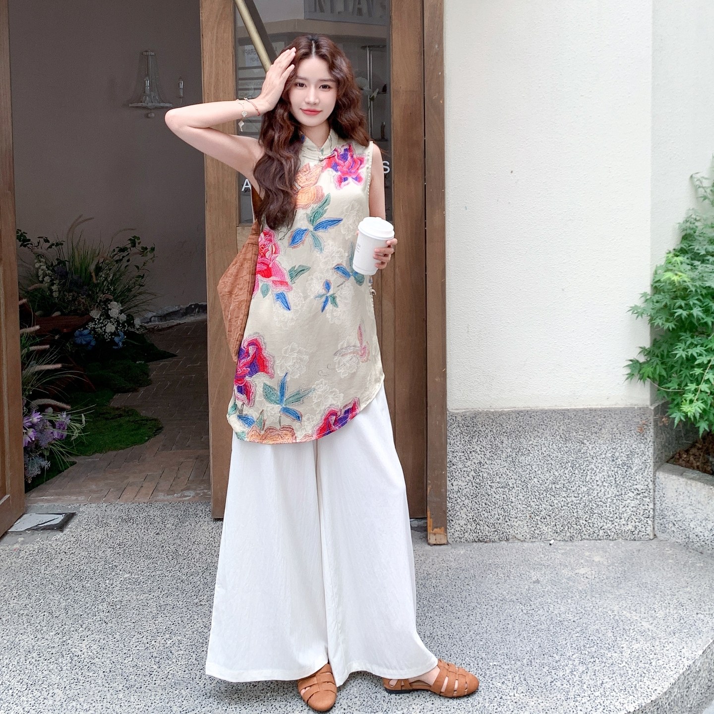 夏装新款新中式旗袍套装2C153-828-P155K238,女装套装/套裙,2C153