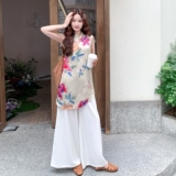 夏装新款新中式旗袍套装2C153-828-P155K238，女装套装/套裙，2C153