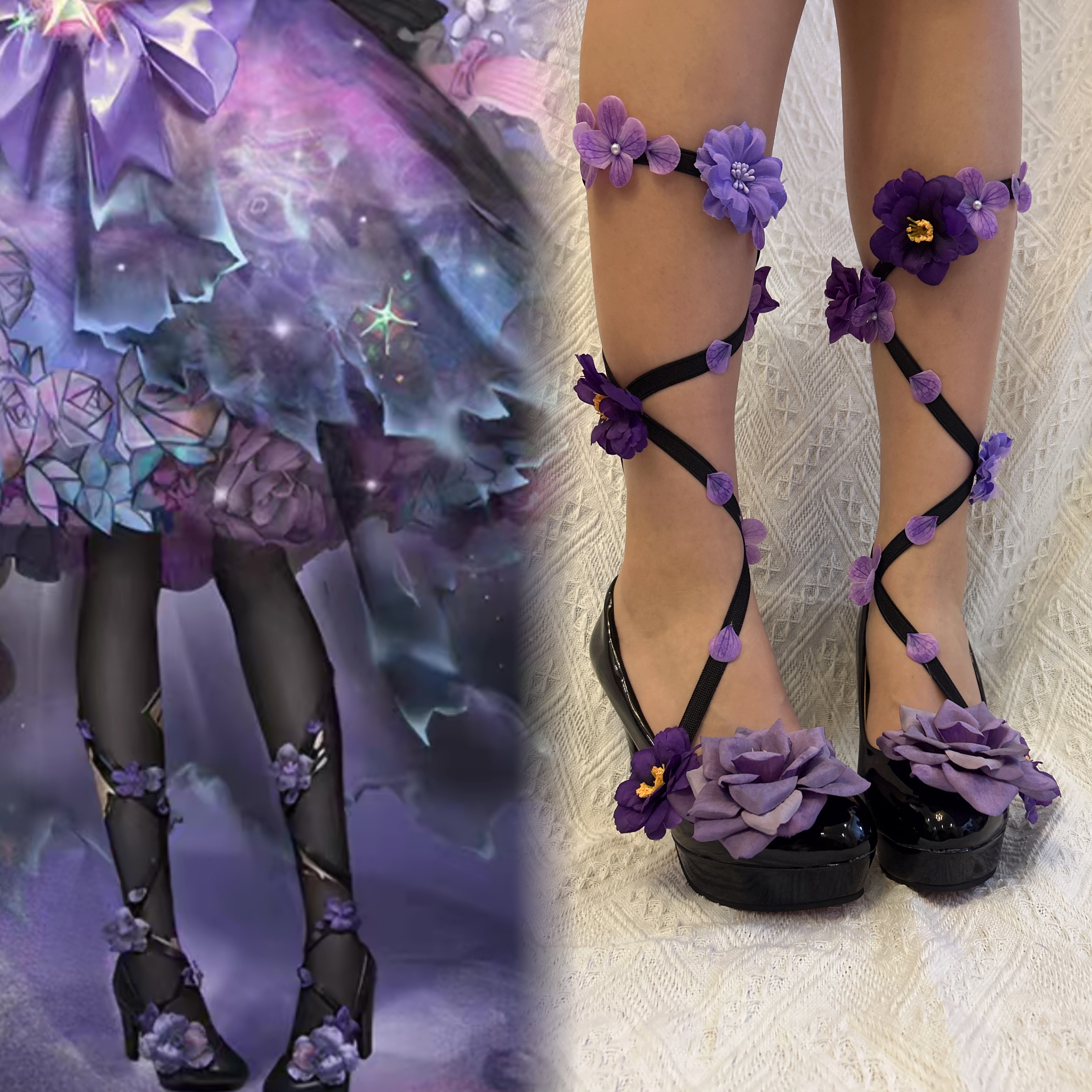 第五人格小女孩虚妄蜃景第二形态cos鞋子cosplay小女孩道具鞋