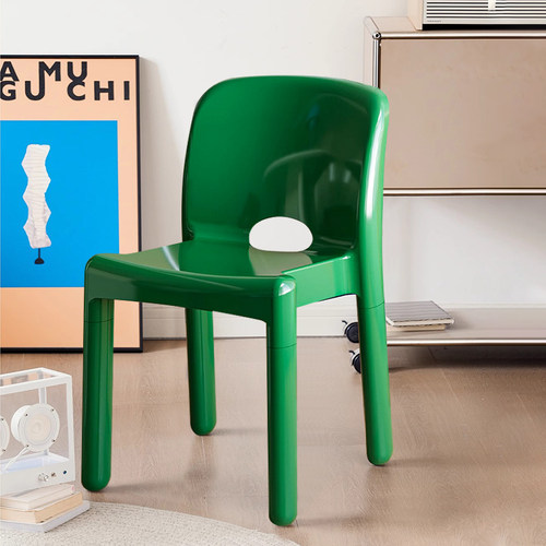 犇超家具vintage咖啡店塑料餐椅