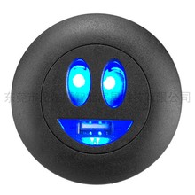 家具五金配件加拿大插头单孔圆形带盖黑色USB充电插座5V2A充电器