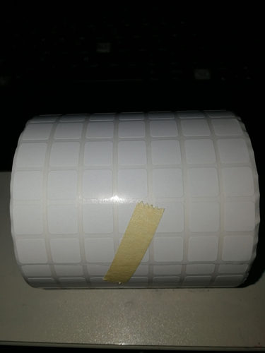 粘性好铜版不干胶标签条码纸