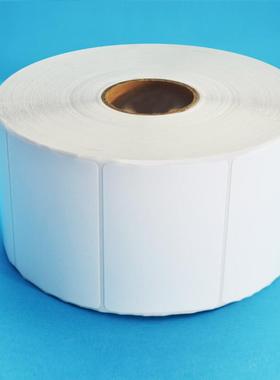 热销空白标签贴60X40铜版不干胶纸ZD888T DL820T ZT210条码打印纸