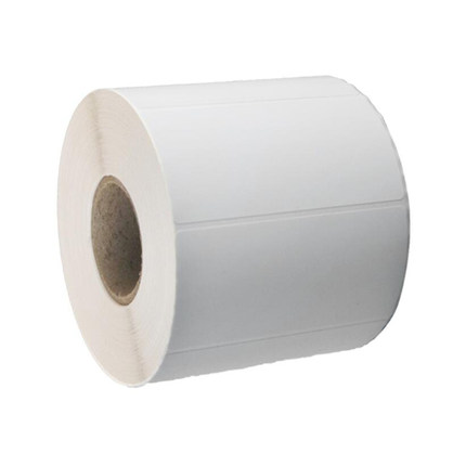 特惠加粘条码纸100x40铜版不干胶标签纸TSC342 TE244 344打印纸