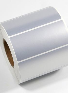 热销80X30哑银PET防水标签G500U G530U ZD888CR消银龙不干胶贴纸