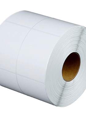 热卖贴纸标签50x90 100条码纸TSC244 GP1124 1524T铜版不干胶纸