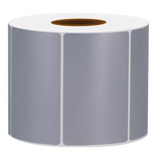 特惠100X50哑银防水不干胶标签纸TSC244 GT800消银龙贴纸 CP2140M