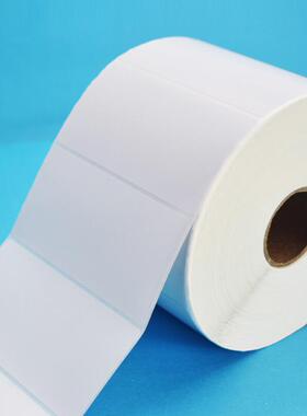 特惠贴纸80X40条码纸TSC244 GP9034 1524T铜版不干胶标签纸