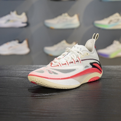 李宁男子减震回弹低帮篮球鞋