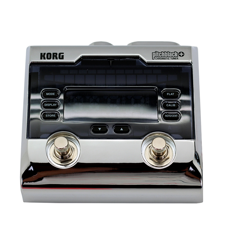 KORG PB-02-CR双踏板式调音器 电吉他贝司贝斯舞台演出金属校音表