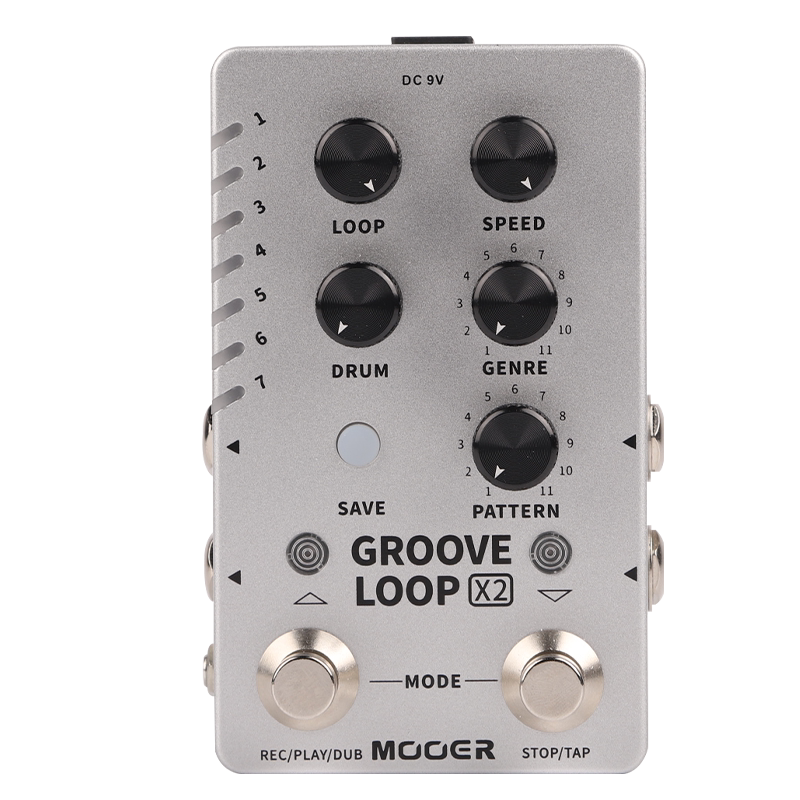 MOOER魔耳 单块效果器电吉他立体声鼓机乐句循环Groove loop X2