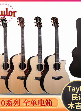 Taylor泰莱Custom 414CE-R卢茨云杉定制全单板泰勒电箱民谣木吉他