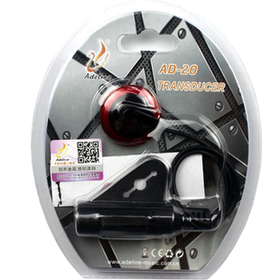 爱德琳娜 AD20 25 35古典民谣木吉他拾音器尤克里里免开孔可打板