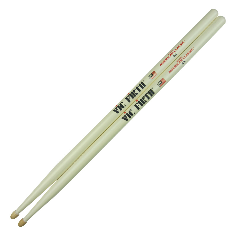 沃田乐器 正品美产Vic Firth 5A白色 架子鼓 爵士鼓鼓棒鼓槌鼓锤 乐器/吉他/钢琴/配件 鼓棒/鼓锤/鼓槌 原图主图