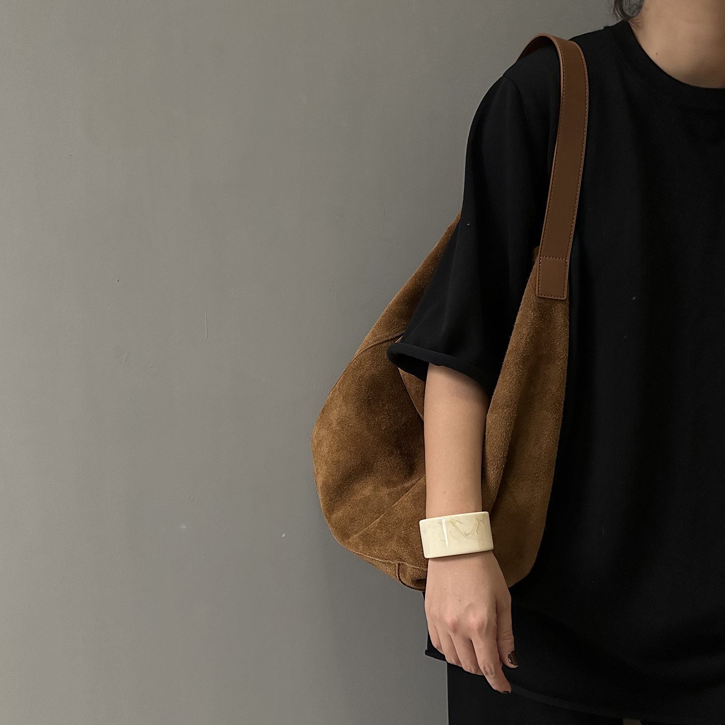 轻奢真皮大容量托特包