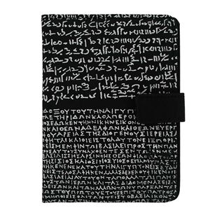 欧洲旅游英国大英博物馆纪念品 罗塞塔石碑图案 尼龙护照包 预定