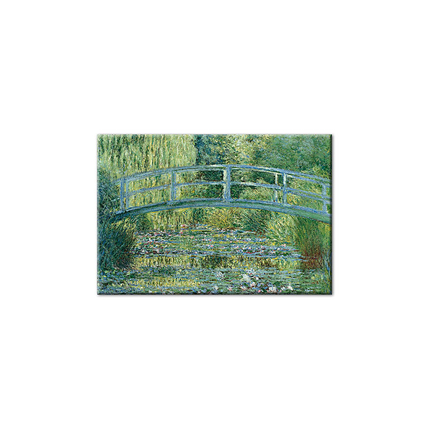 现货 欧洲旅游法国卢浮宫纪念品橘园美术馆莫奈日本桥睡莲冰箱贴