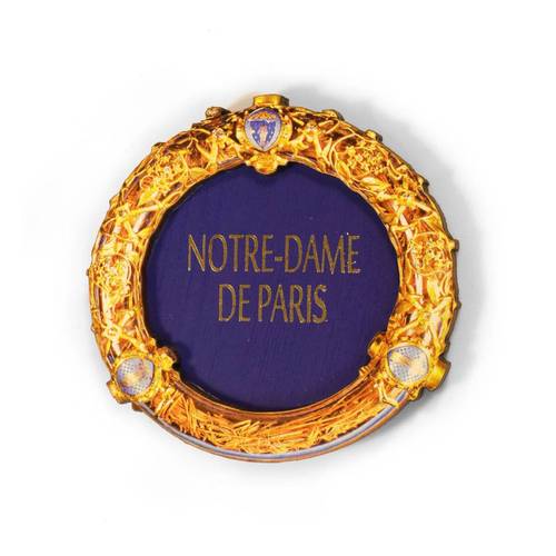 法国巴黎圣母院Notre-Dame de Paris文创 3D圣母院风格冰箱贴现货